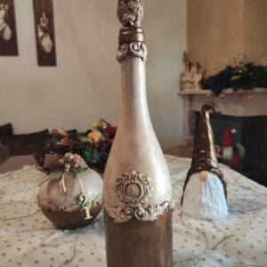 Bronze Elegance | Decorative Bottle | Vintage Decoration | byMariaFora