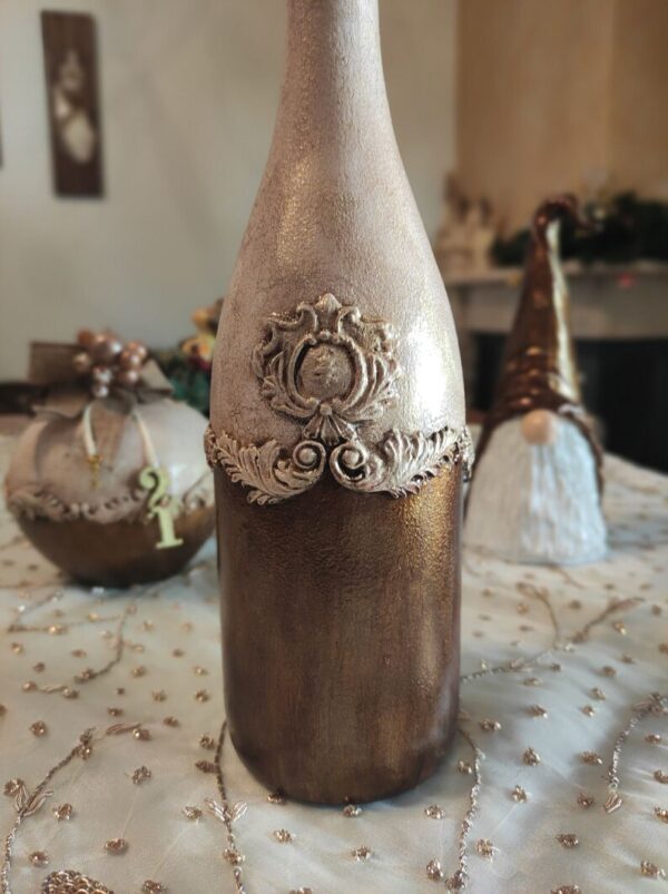 Bronze Elegance | Decorative Bottle | Vintage Decoration | byMariaFora